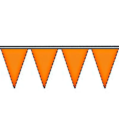 Fluorescent Plasticloth Mass Pennant/Streamers