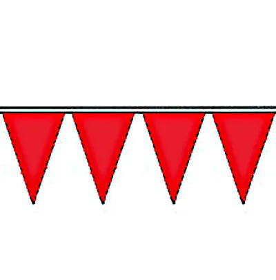 Fluorescent Plasticloth Mass Pennant/Streamers