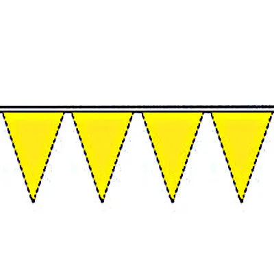 Fluorescent Plasticloth Mass Pennant/Streamers