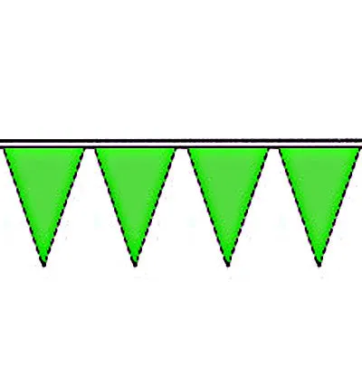 Fluorescent Plasticloth Mass Pennant/Streamers