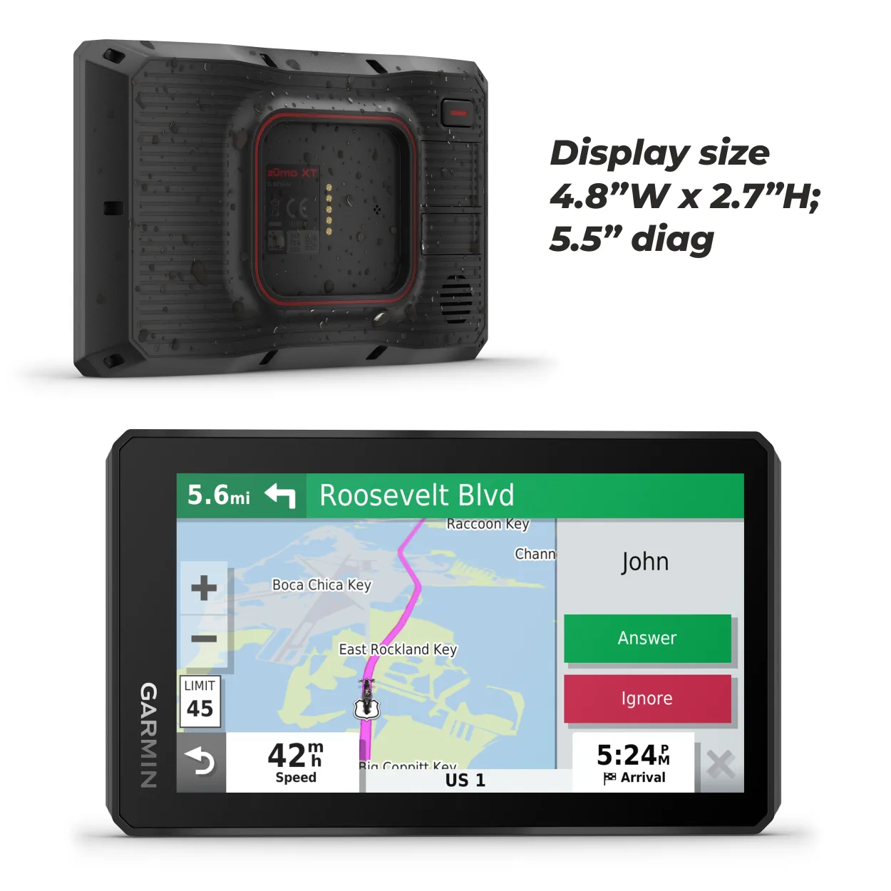 Garmin Zumo XT Motorcycle GPS Navigation Device