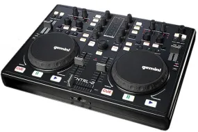 Gemini CNTRL2 USB-MIDI DJ Mixer and Controller with Sound Card - B-Stock