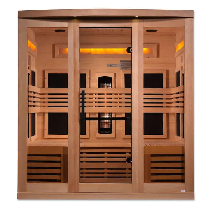 Golden Designs 6-Person Full Spectrum Near Zero EMF FAR Indoor Infrared Sauna | GDI-8260-01