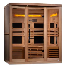 Golden Designs 6-Person Full Spectrum Near Zero EMF FAR Indoor Infrared Sauna | GDI-8260-01