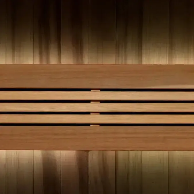 Golden Designs Copenhagen 3-Person Indoor Sauna & Harvia Traditional Electric Heater Kit | GDI-7389-02