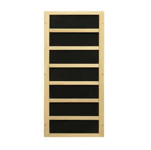 Golden Designs Reserve Edition 1-2 Person Full Spectrum Near Zero EMF FAR Indoor Infrared Sauna   Red Light Therapy w/ Himalayan Salt Bar | GDI-8010-03