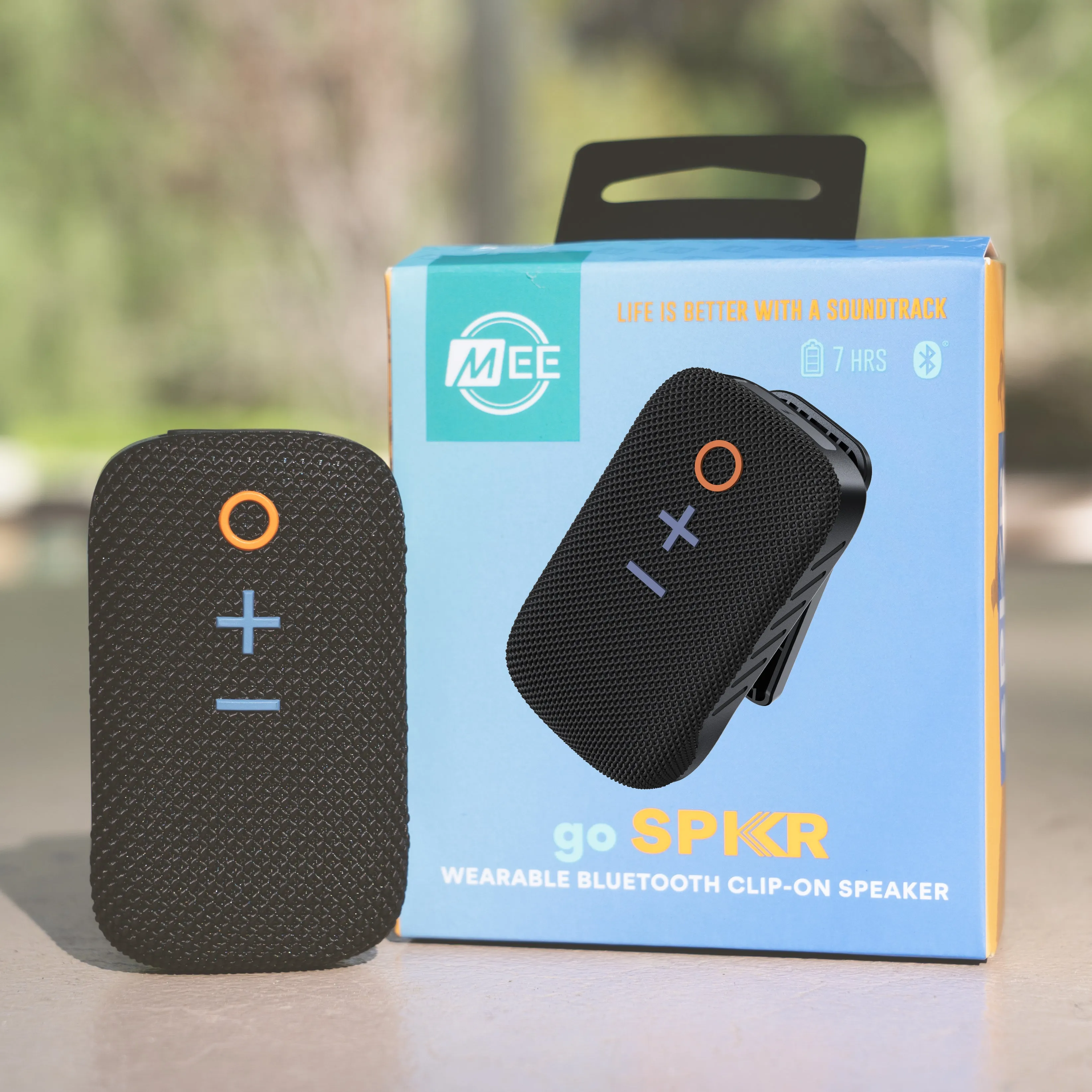goSPKR Wearable Clip-On Wireless Speaker and Speakerphone