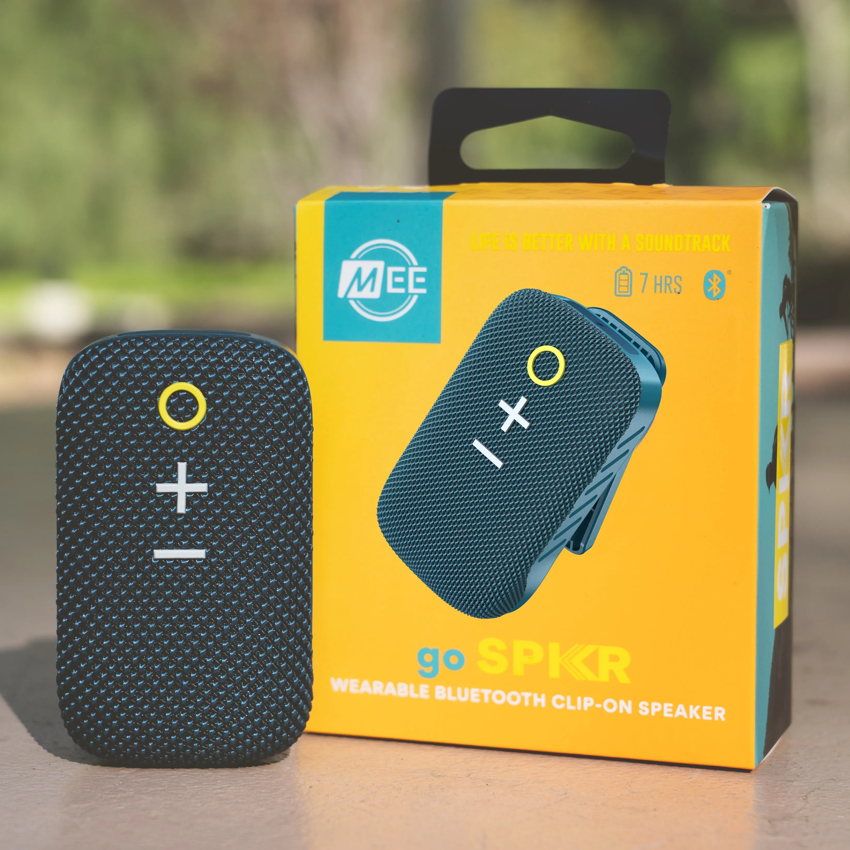 goSPKR Wearable Clip-On Wireless Speaker and Speakerphone
