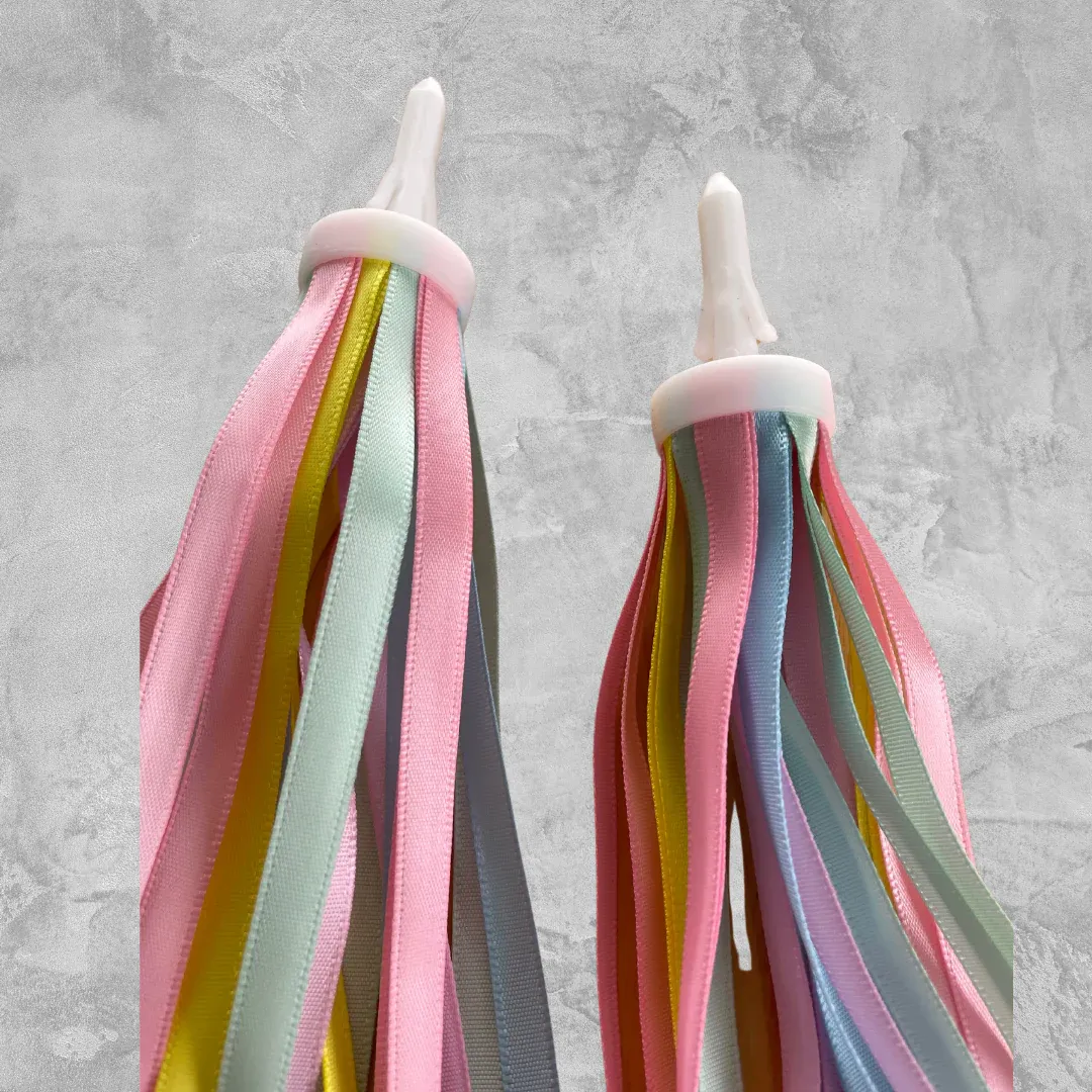 Handlebar Streamers - Candy Floss