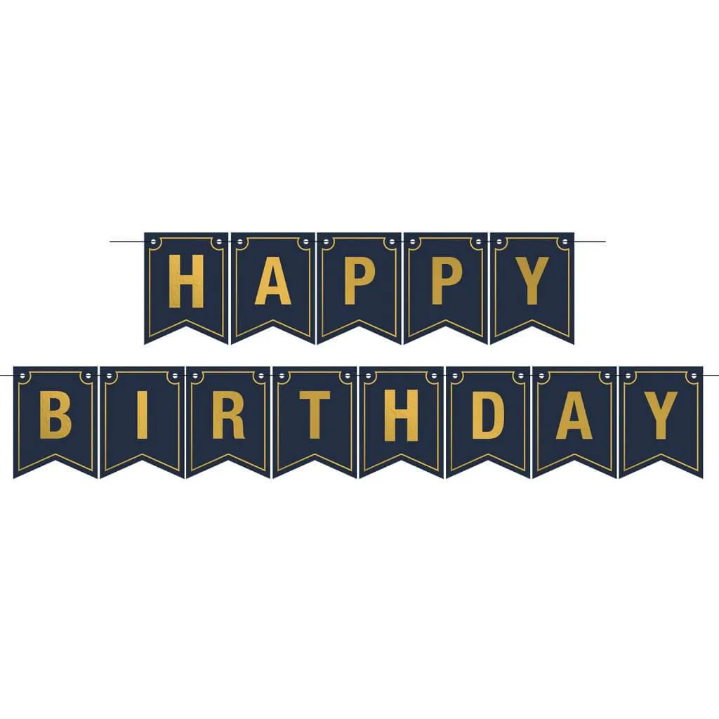 Happy Birthday Foil Streamer