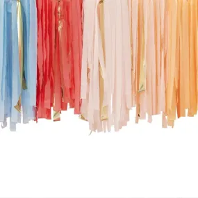 Happy Everything Ceiling Steamers Muted Pastel Rainbow Backdrop 6pk