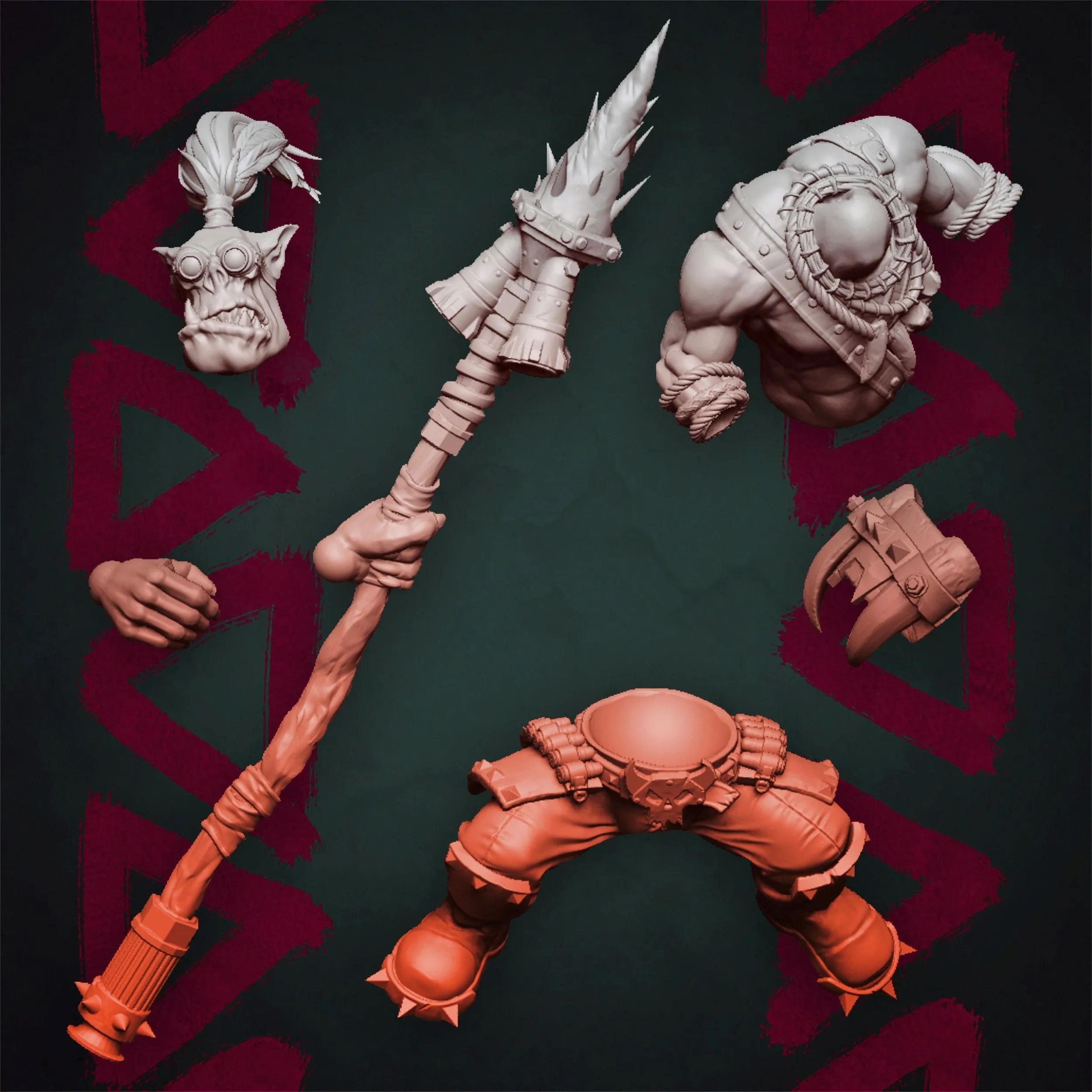 Hunter Cavalry - Modular Kit B (Elite Size)