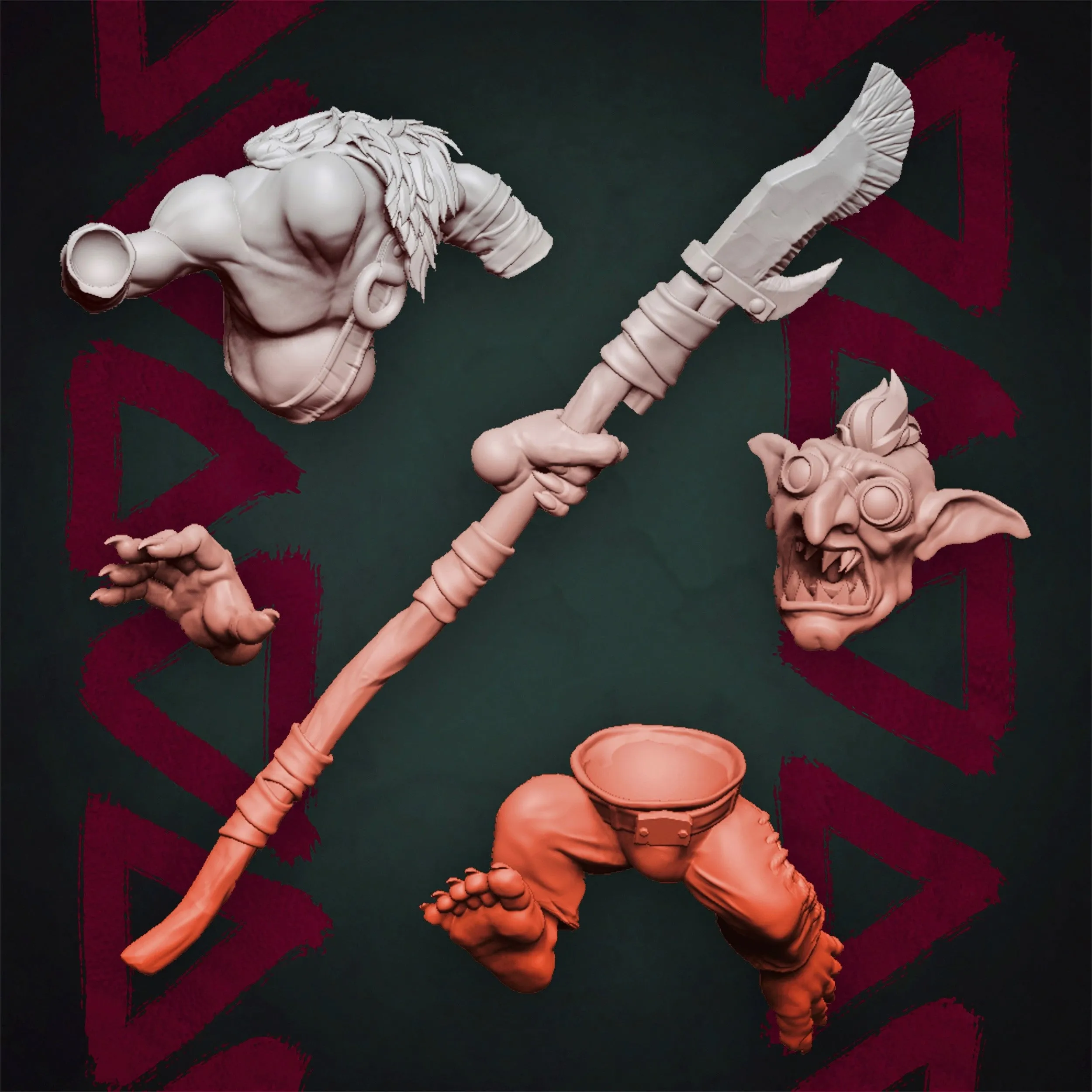 Hunter Cavalry - Modular Kit B (Elite Size)
