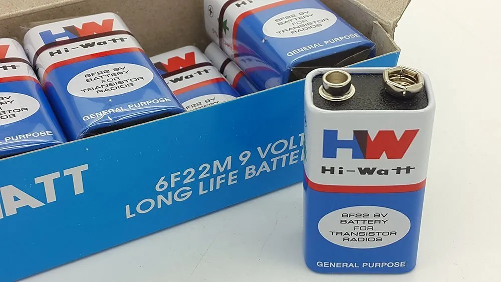 HW Hi-Watt 9v Battery
