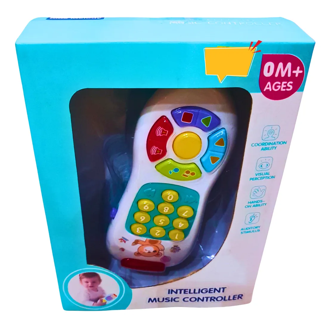 Intelligent Music Controller Toy - Interactive Learning Remote for Babies (0  Months)