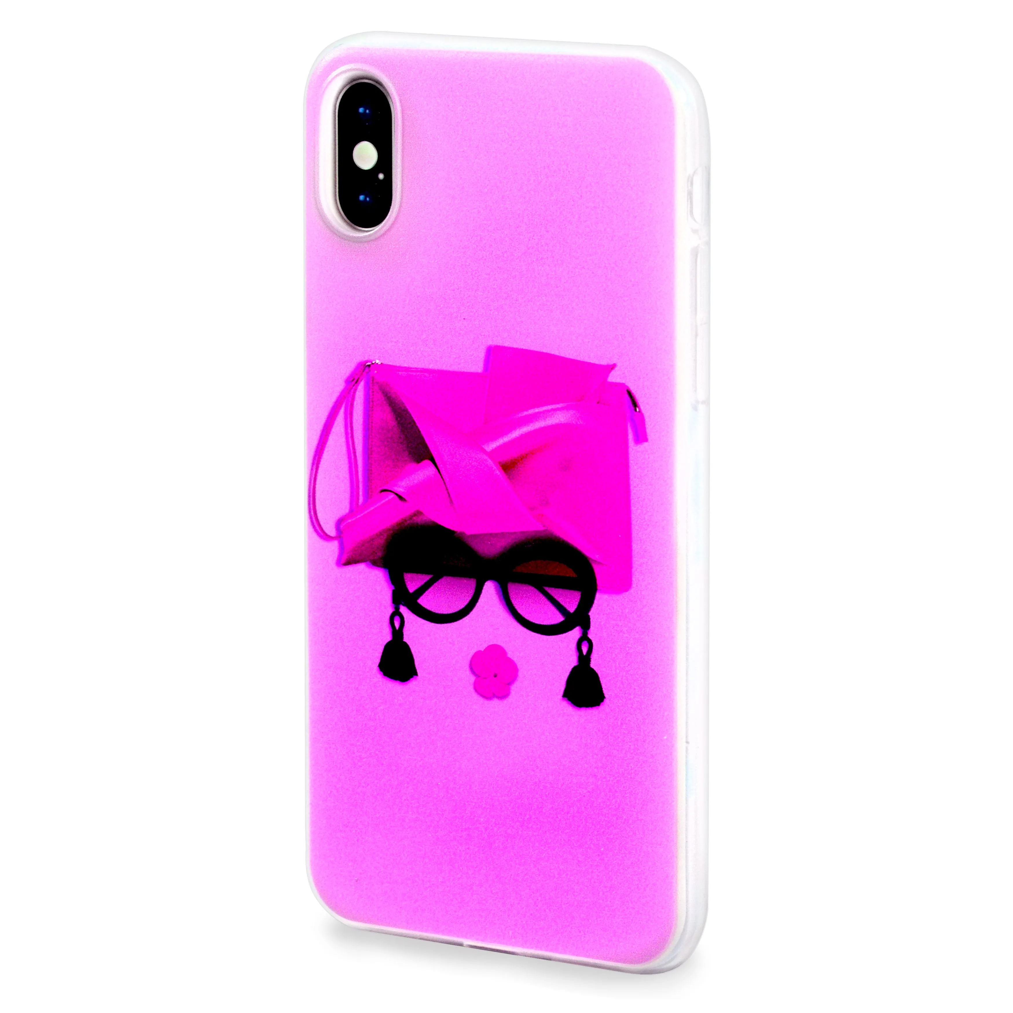 iOrigin iPhone X Cases Flexible Soft TPU Back Cover (Think Pink)