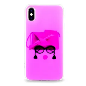 iOrigin iPhone X Cases Flexible Soft TPU Back Cover (Think Pink)