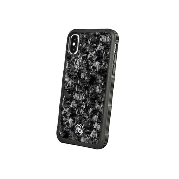 iPhone XS MAX Real Forged Carbon Fiber Case | PURSHOCK 3.0