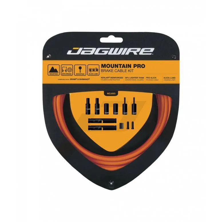 Jagwire Mountain Pro Brake Kit - Orange
