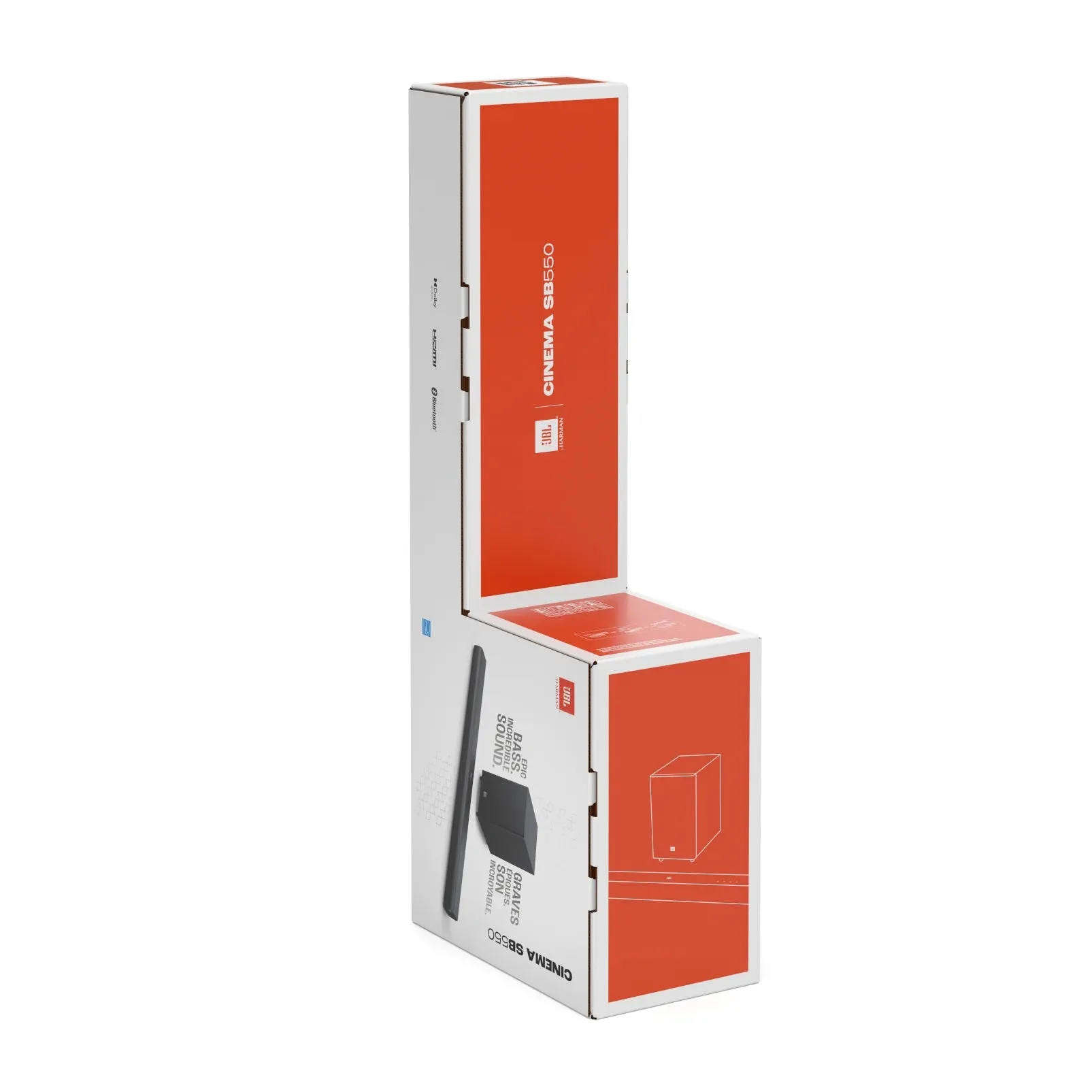 JBL SB550 Channel Soundbar with Wireless Subwoofer