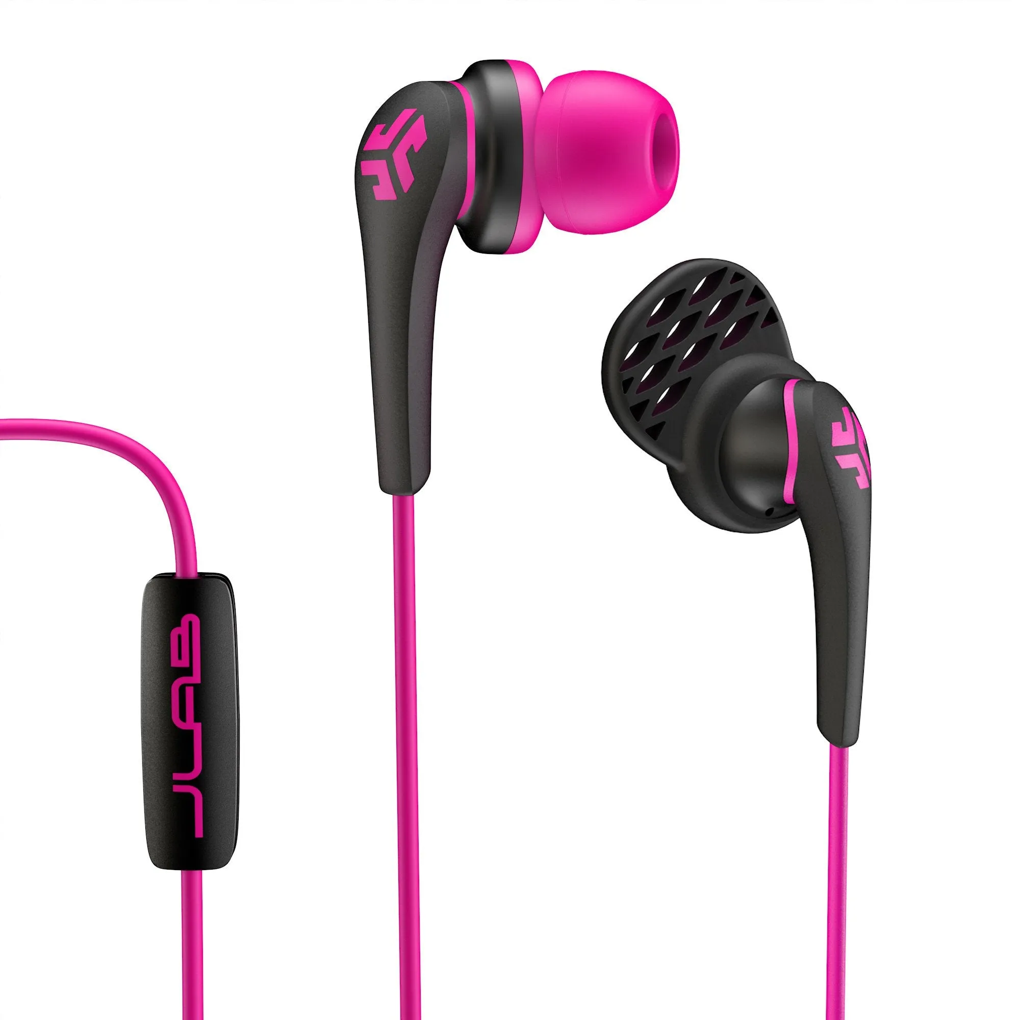 Jlab - Jbuds Pro Premium Metal Earbuds with Mic - Earphones & Headphones (Pink)