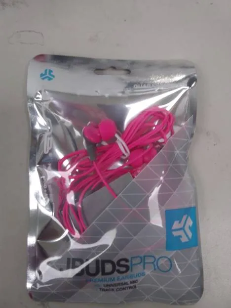 Jlab - Jbuds Pro Premium Metal Earbuds with Mic - Earphones & Headphones (Pink)