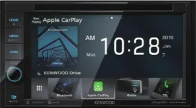 Kenwood DDX5706S 6.2" Apple CarPlay DVD Receiver with Bluetooth