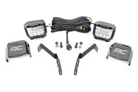 LED Light | Ditch Mount | 3" OSRAM | Wide | Chevy 1500 & Chevrolet Silverado/GMC Sierra 2500HD/3500HD | 2007-2013