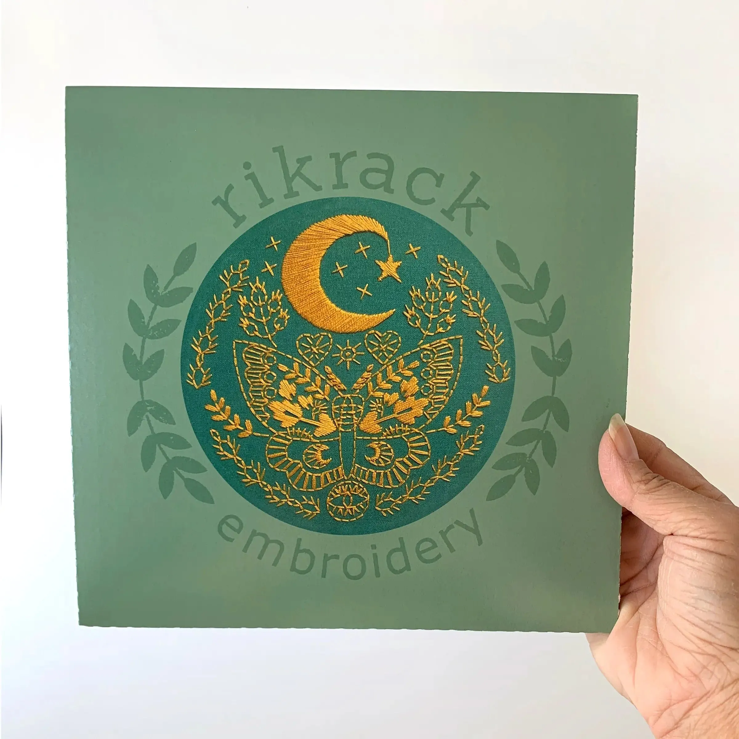 Lunar Moth - Embroidery Kit - Rikrack