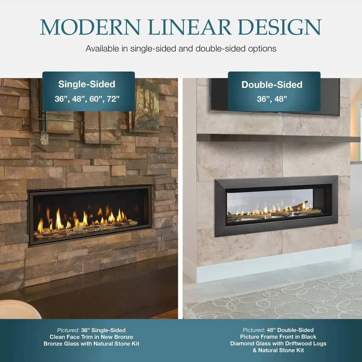 Majestic Echelon II 48" Direct Vent Gas Fireplace ECHEL48IN-C