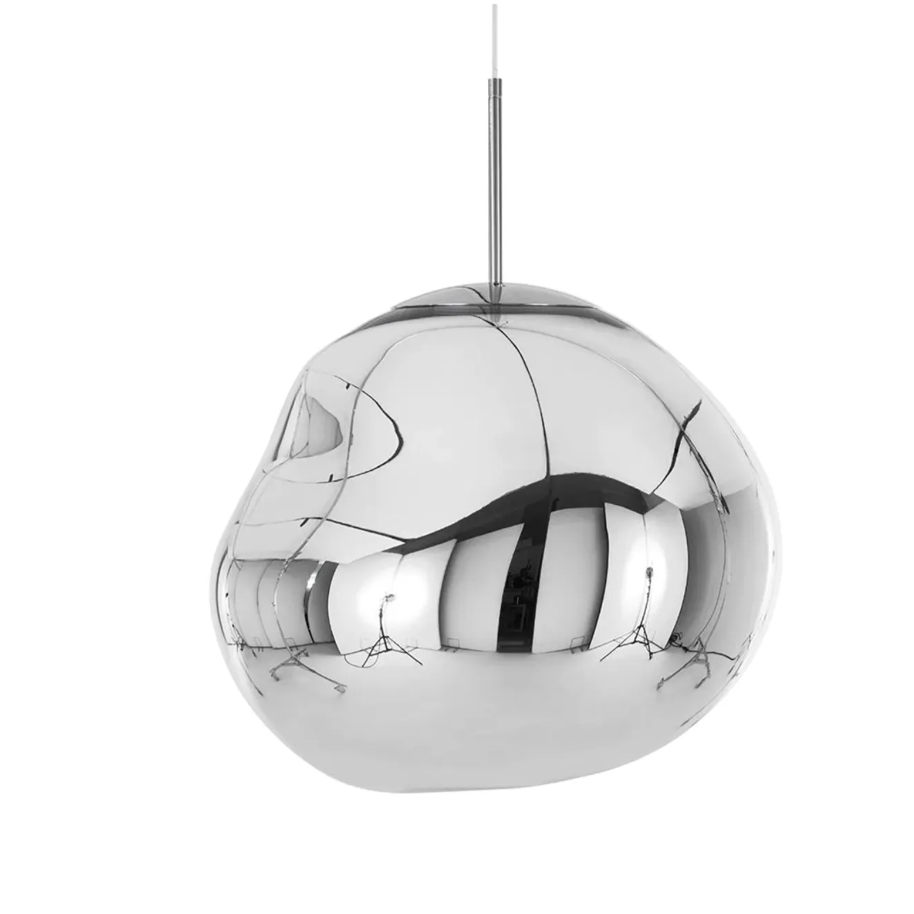 Melt Pendant, Chrome, Mini