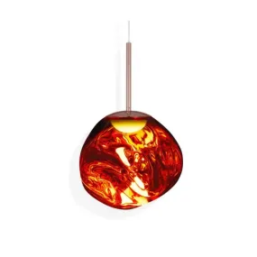 Melt Pendant, Copper, Mini