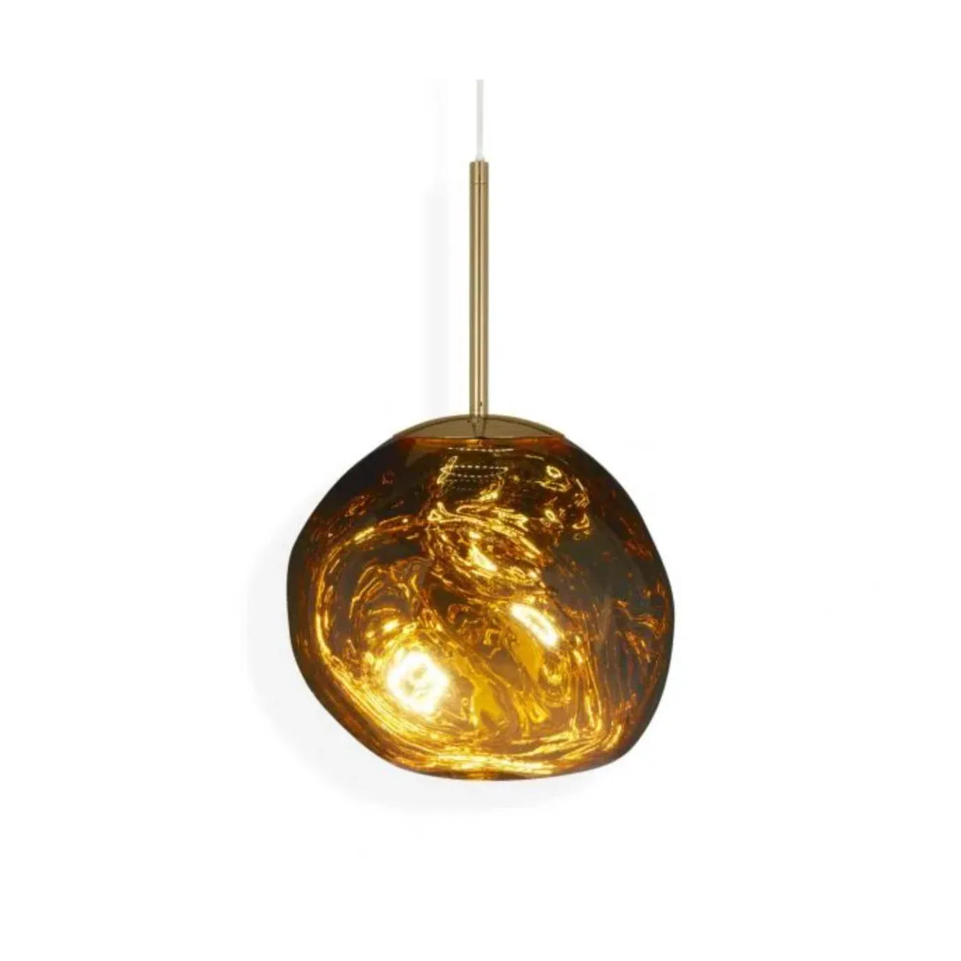 Melt Pendant, Gold, Mini
