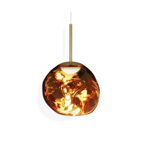 Melt Pendant, Gold, Mini