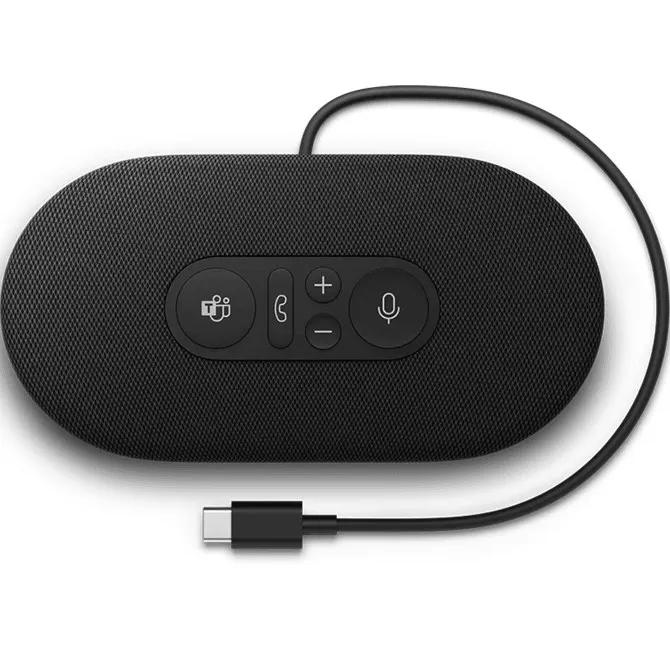 Microsoft Modern USB-C Speaker Meetings Music Teams