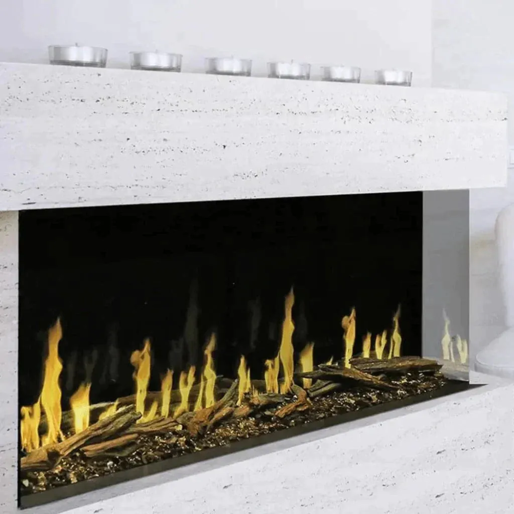 Modern Flames Orion 120" Multi Heliovision Fireplace (9" deep - 18" viewing)