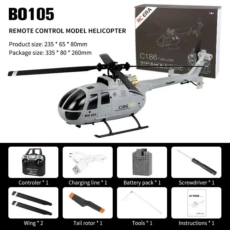 New C186 Remote-Controlled Helicopter Model Toy