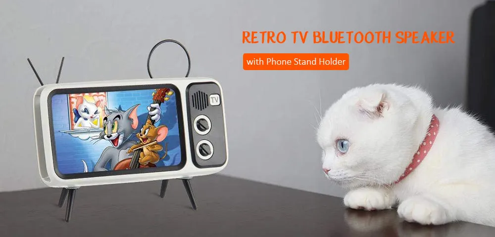 New Retro TV Style Wireless Bluetooth Speaker