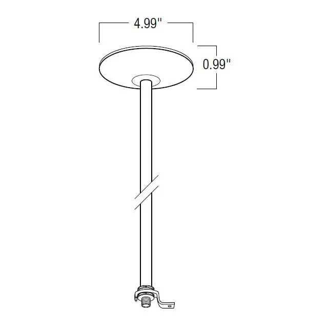 Nora NT-306 24-Inch Pendant Assembly Kit
