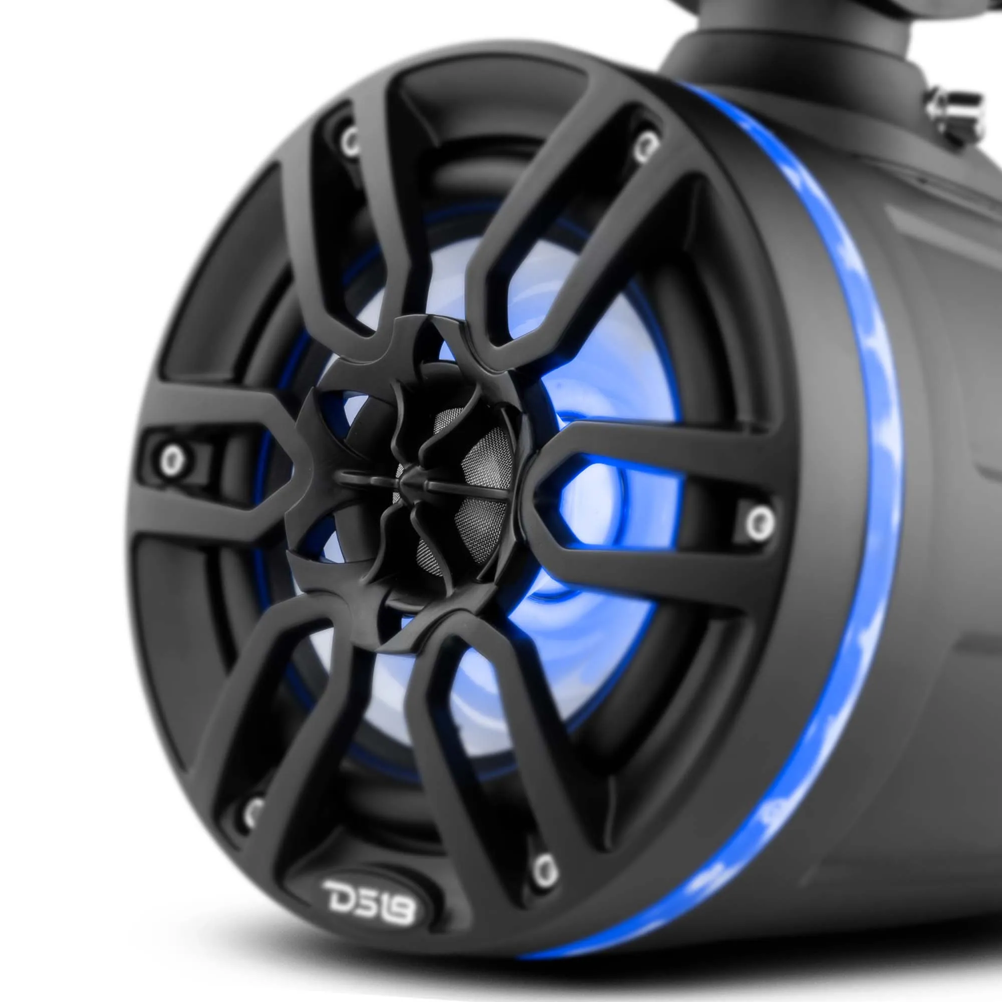 NXL 6.5" Marine and Powersports Towers LED RGB Lights 100 Watts Rms -Red