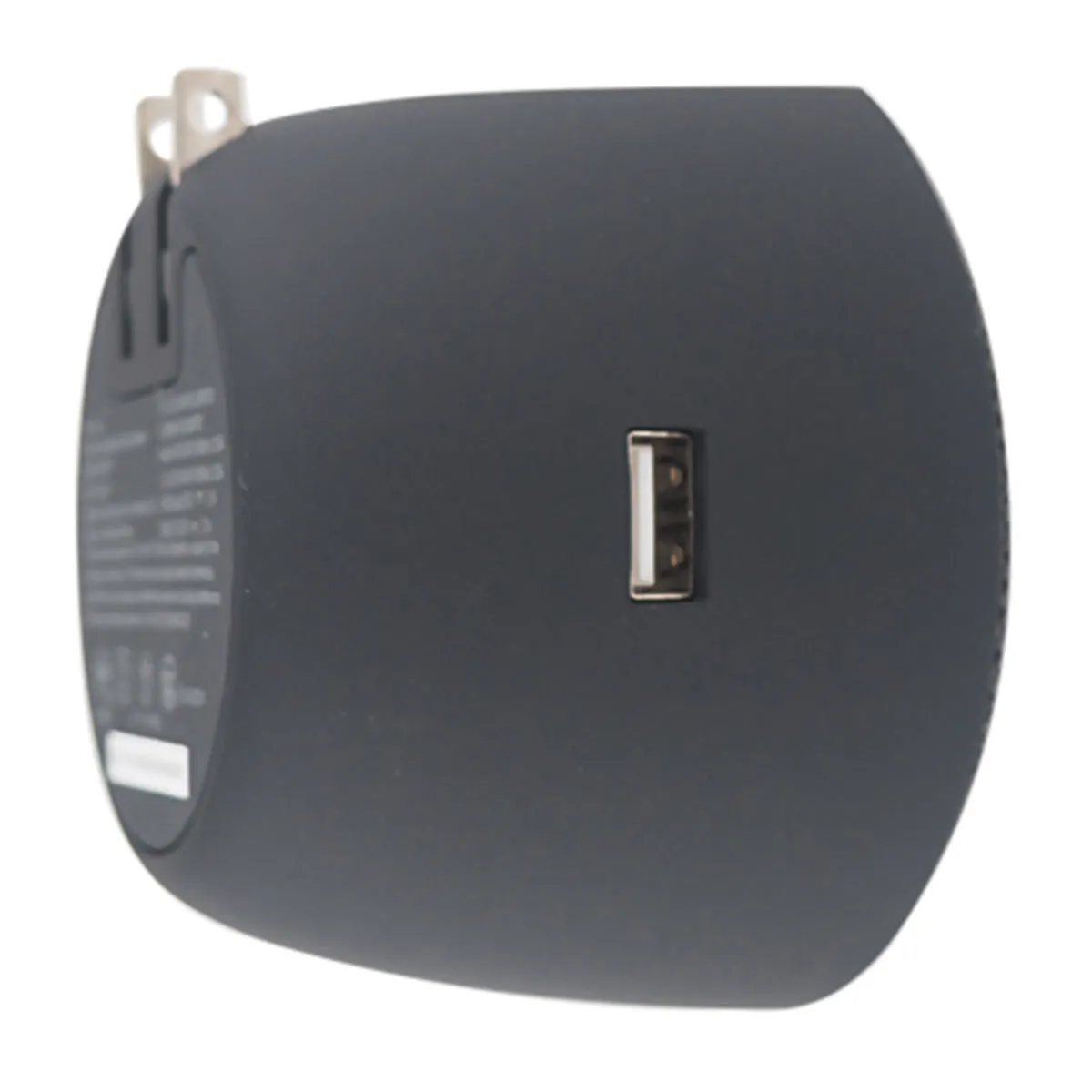 OC Acoustic Newport Plug-in Outlet Speaker with Bluetooth 5.1 and Built-in USB Type-A Charging Port - Pair (Charcoal/Black)