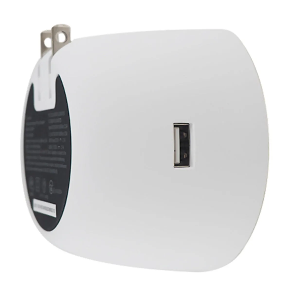 OC Acoustic Newport Plug-in Outlet Speaker with Bluetooth 5.1 and Built-in USB Type-A Charging Port - Set of 4 (Champagne/White)