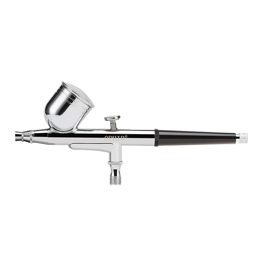 OPHIR Dual Action Gravity Airbrush Model Tattoo Body Art Makeup Spray Gun Set with Compressor 110V/220V