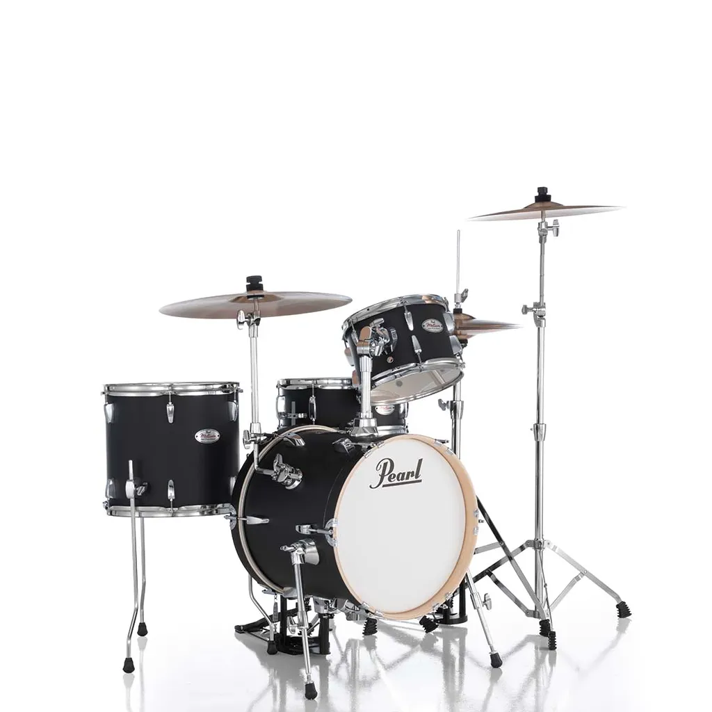 Pearl Midtown Series 4-Piece Shell Pack, Matte Asphalt Black