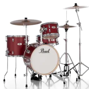Pearl Midtown Series 4-Piece Shell Pack, Matte Red