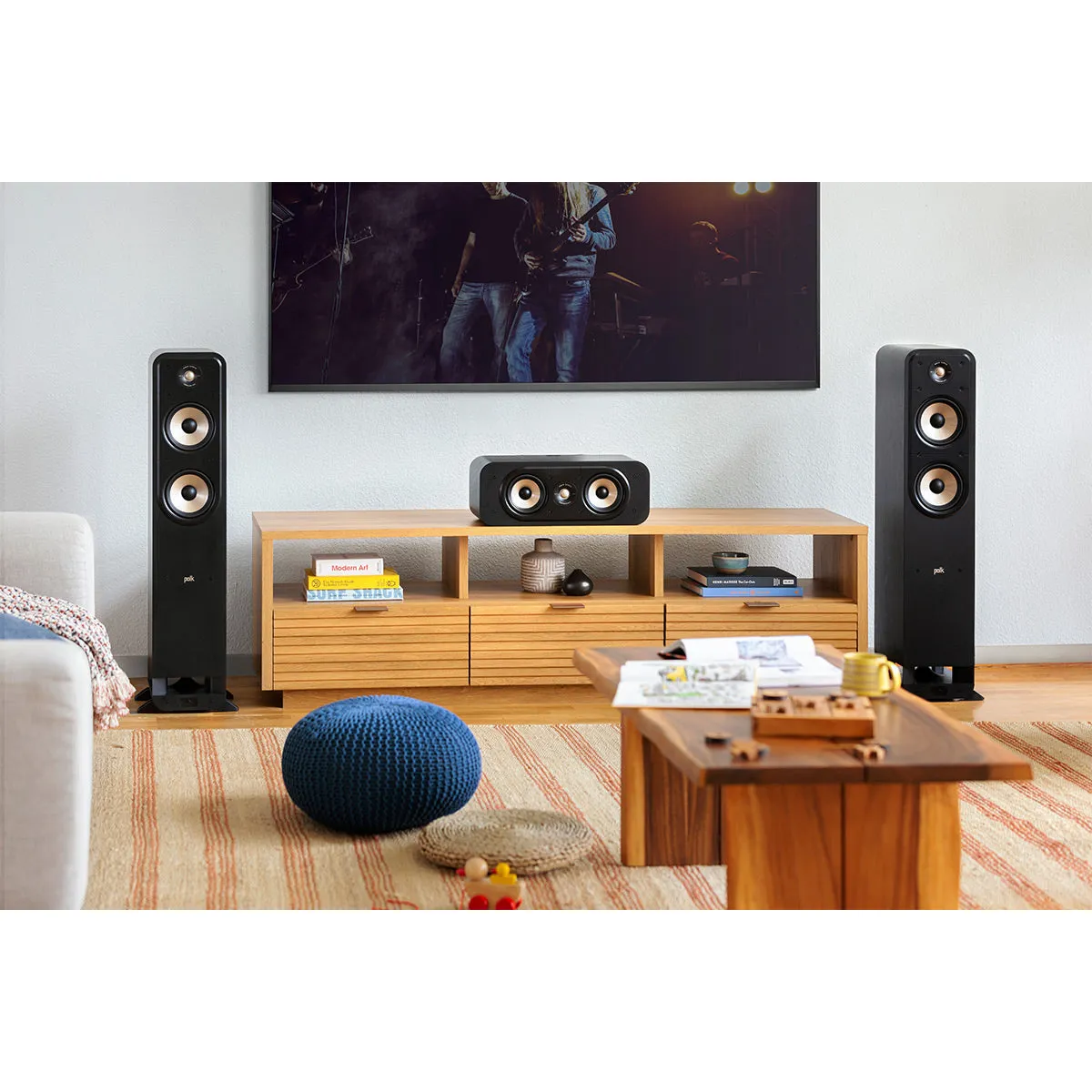 Polk Audio Signature Elite ES50 Hi-Fi Home Theater Floorstanding Speakers - Each (Black)