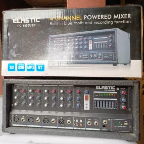 Professional PC-4400USB 4-Channel Mixer Amplifier with 16DSP, Bluetooth, USB and SD - Brand New