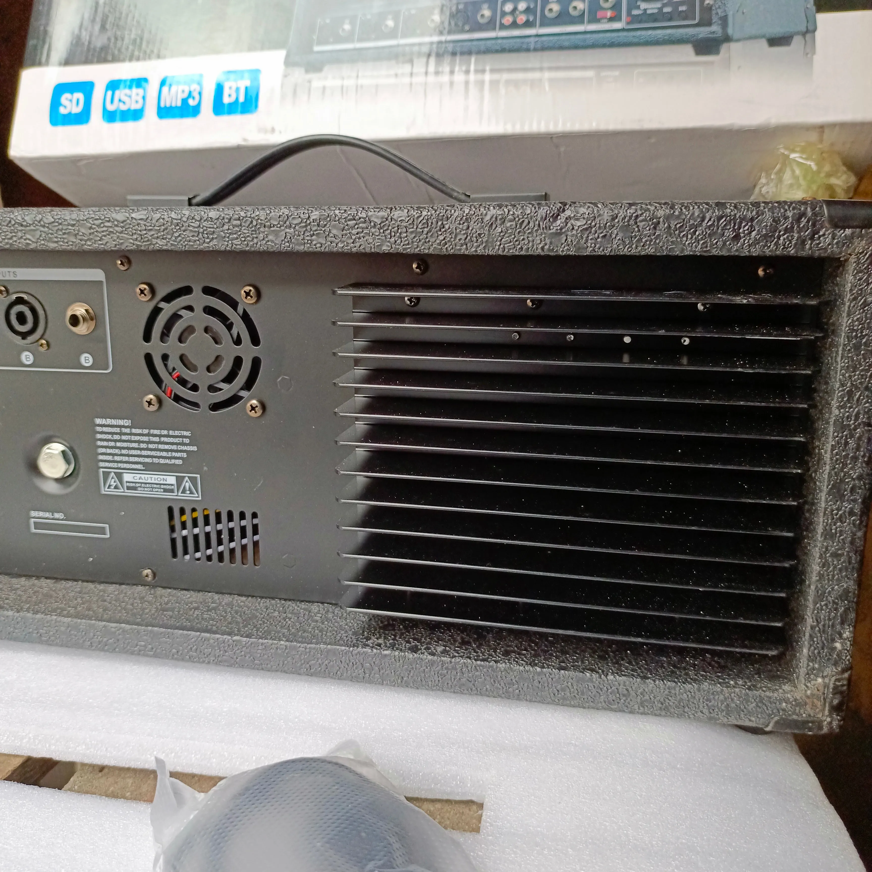 Professional PC-4400USB 4-Channel Mixer Amplifier with 16DSP, Bluetooth, USB and SD - Brand New