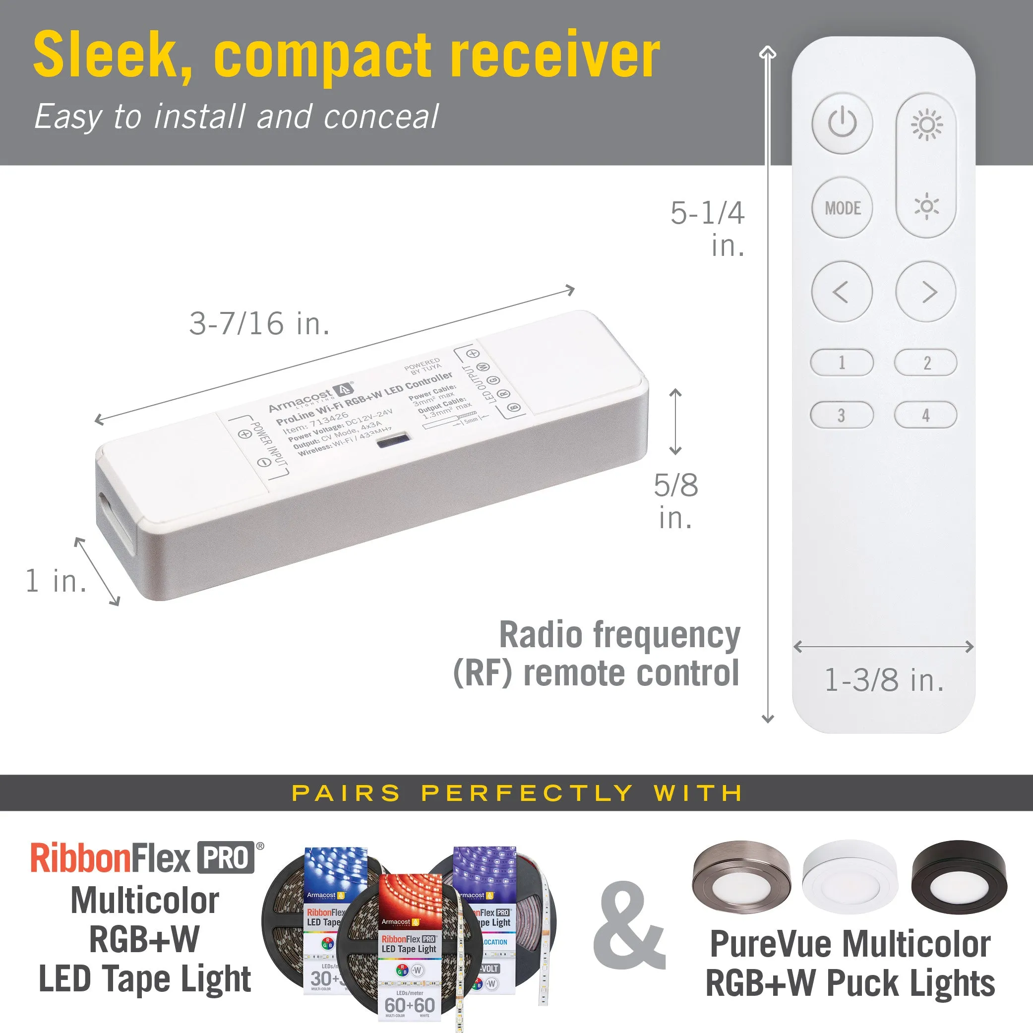 ProLine Multicolor RGB   White Wi-Fi LED Controller