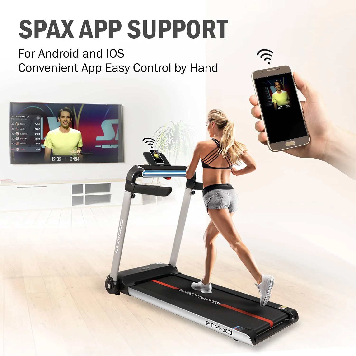 PTMX3 PLUS TREADMILL MAX USER WEIGHT 100 KGS